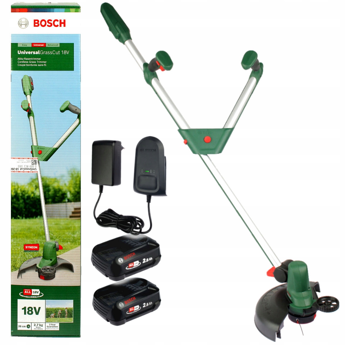 Aku krovinorez Bosch 140 cm 2,7 kg